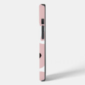 Girly Pink Bubblegum Blazen Koe Liefhebbers Case-Mate iPhone Case (Achterkant / Links)