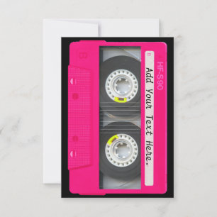 Girly Pink Cassettebandje