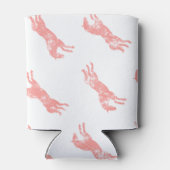 Girly Pink Classic Equestrian Horses Blikjeskoeler (Achterkant)