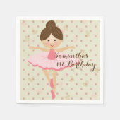 Girly Pink en Dreamweaver Ballerina Servetten (Voorkant)