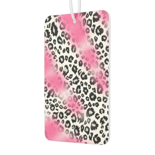 Girly Pink en Snow Leopard Mesh Luchtverfrisser (Links)