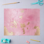 Girly Pink Glam Gold Tissuepapier (Craft)