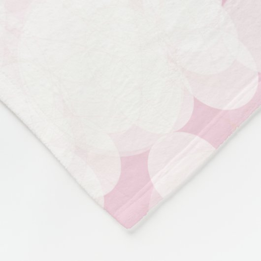 Girly Pink Glitter 18th Birthday Photo Collage Fleece Deken (Hoek)