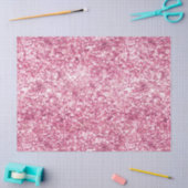 Girly Pink Glitter Confetti Tissuepapier (Craft)