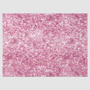 Girly Pink Glitter Confetti Tissuepapier