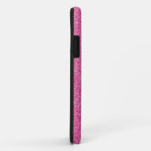 Girly Pink Glitter Name Persoonlijk Case-Mate iPhone Case (Achterkant/rechts)