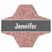Girly Pink Glitter Personalized Kinderen Voetbal (Enkel)