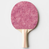 Girly Pink Glitter Sparkle Glitz      Tafeltennisbatje (Voorkant)