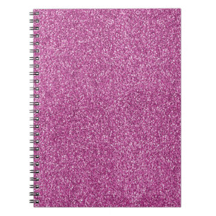 Girly Pink Glitz Glitter Notitieboek
