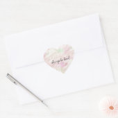 Girly Pink Gold Mint Glam Luipaard Print Hart Sticker (Envelop)