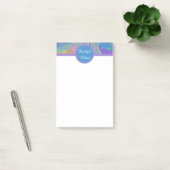 Girly Pink Paars en Blue Sticky Notes (Kantoor)