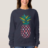 Girly Pink Pineapple Trui (Voorkant)
