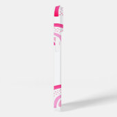 Girly Pink Rainbow Voornaam Case-Mate iPhone Case (Achterkant / Rechts)