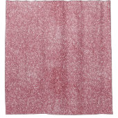 Girly Pink Rose Glitter Sparkle   Douchegordijn (Voorkant)