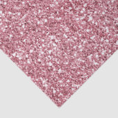 Girly Pink Rose Glitter Tissuepapier (Detail)