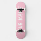 Girly Pink Skateboard (Voorkant)