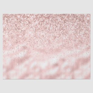 Girly Pink Sparkle Glitter Tissuepapier