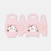 Girly Pink Spooky Halloween Booo-day Verjaardag Bedankdoosjes (Uitgevouwen)