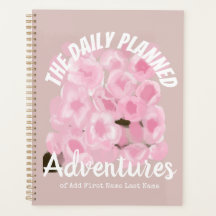 Girly Pink Spring Custom Name Sakura Blossom