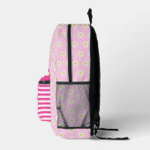 Girly Pink Stationeries voor haar Print Cut Sew Ba Bedrukte Rugzak (Rechts)