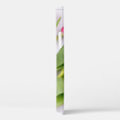 Girly Pink Tulips op White Wood Classic Case-Mate iPhone Case (Achterkant / Rechts)