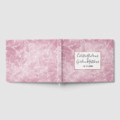 Girly Pink White Star Zodiac Constellations Nebula Gastenboek (Volledig)
