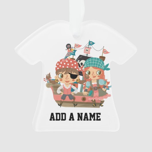 Girly Pirates Ornament (voorkant)