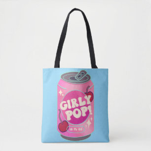 Girly Pop Cherry Soda Blikje Retro Y2K Roze Draagtas