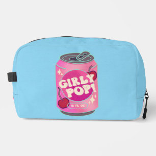 Girly Pop Cherry Sodawaterblik Retro Y2K Roze Toilettasje