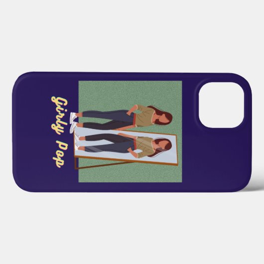 Girly pop phone case (Achterkant (horizontaal))