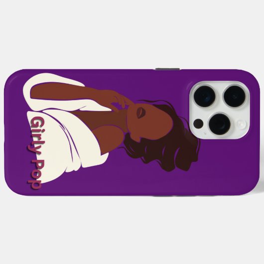 Girly pop phone case iphone 15 pro max (Achterkant (horizontaal))