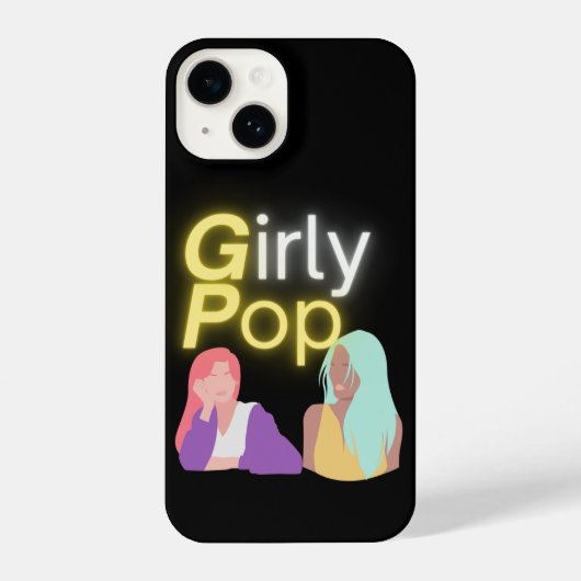 Girly pop phone case iPhone hoesje (Achterkant)