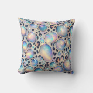 Girly Posh Luipaardprint Opal Kussen