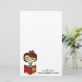 Girly Princess Bookworm Papeterie (Debout devant)