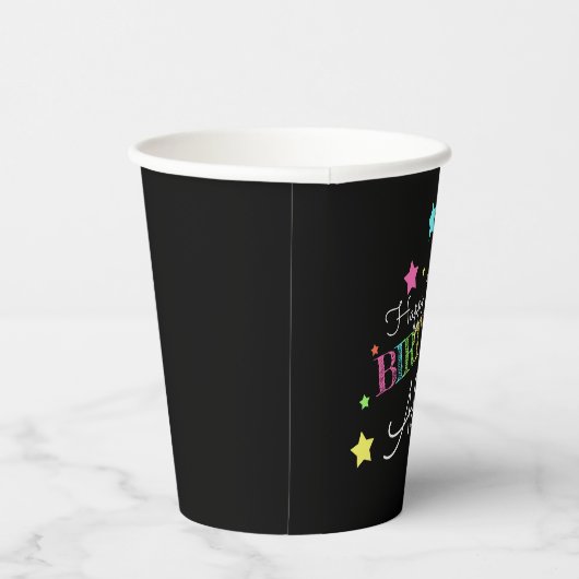 Girly Pyjama Party Verjaardag Papieren Bekers (Rechts)