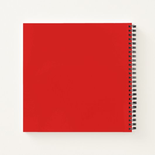 Girly Red Zwart-wit Sketch Boek (Achterkant)