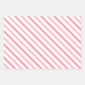 Girly Retro Chic Pink kerst Inpakpapier Vel (Voorkant 3)