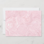 Girly Roos gouden marmer | Vrouwelijk Afstuderen Kaart (Achterkant)