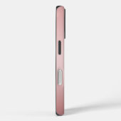 Girly Rose Gold Ombre Personalized Name Case-Mate iPhone Case (Achterkant / Rechts)