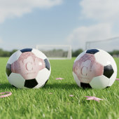 Girly Rose Gold Sparkle Dripping Glitter Monogram