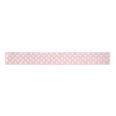Girly Roze en Witte Polka Dots Patroon Lint (Voorkant)