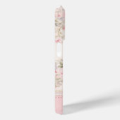 Girly Roze Rozen w / Foto & Monogram Case-Mate iPhone Case (Achterkant / Rechts)