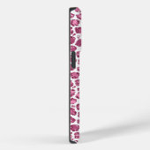 Girly Roze Wit Glam Glitter Luipaard Print Case-Mate iPhone Case (Achterkant / Rechts)