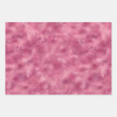Girly Roze Zilveren Zebra print Inpakpapier Vel (Voorkant 2)