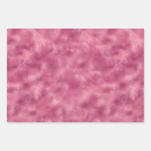Girly Roze Zilveren Zebra print Inpakpapier Vel (Voorkant 2)