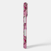 Girly Rustic Country Roze Steen Roze Denim Case-Mate iPhone Case (Achterkant / Rechts)