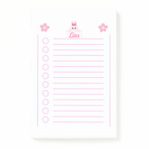 Girly Schattige klein konijn met gepersonaliseerde