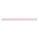 Girly Schattige Pastel Lichtroze Grosgrain Lint (Voorkant)