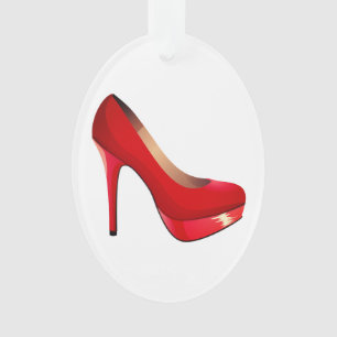 Girly schoen quote ornament