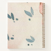 Girly Schotse boog en roze knop Kraft Notitieboek (Achterkant)